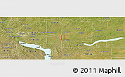 Satellite Panoramic Map of ZIP code 58553