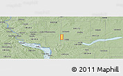 Savanna Style Panoramic Map of ZIP code 58553