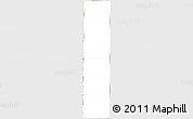 Silver Style Simple Map of ZIP code 58553