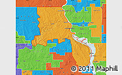 Political Map of ZIP code 58554