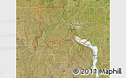 Satellite Map of ZIP code 58554