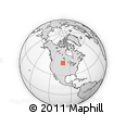 Outline Map of ZIP Code 58554