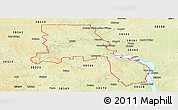 Physical Panoramic Map of ZIP code 58554