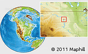 Physical Location Map of ZIP code 58558