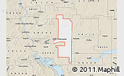 Classic Style Map of ZIP code 58558
