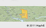 Savanna Style Panoramic Map of ZIP code 58558