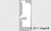 Gray Simple Map of ZIP code 58558