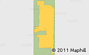 Savanna Style Simple Map of ZIP code 58558