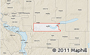 Classic Style 3D Map of ZIP code 58560