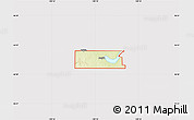 Physical Map of ZIP code 58560, cropped outside