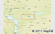 Physical Map of ZIP code 58560