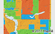 Political Map of ZIP code 58560