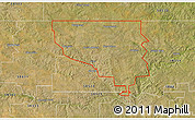 Satellite 3D Map of ZIP code 58563