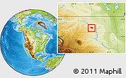 Physical Location Map of ZIP code 58563