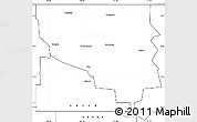 Blank Simple Map of ZIP code 58563