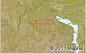 Satellite 3D Map of ZIP code 58566