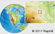 Physical Location Map of ZIP code 58566