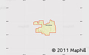 Physical Map of ZIP code 58566, cropped outside