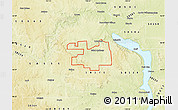 Physical Map of ZIP code 58566