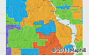 Political Map of ZIP code 58566