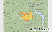 Savanna Style Map of ZIP code 58566