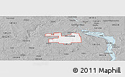 Gray Panoramic Map of ZIP code 58566