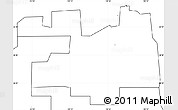 Blank Simple Map of ZIP code 58566, no labels