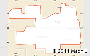 Classic Style Simple Map of ZIP code 58566