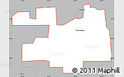 Gray Simple Map of ZIP code 58566