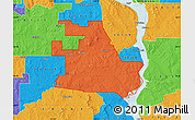 Political Map of ZIP code 58570