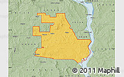 Savanna Style Map of ZIP code 58570