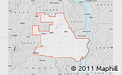 Silver Style Map of ZIP code 58570