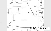 Blank Simple Map of ZIP code 58570