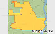Savanna Style Simple Map of ZIP code 58570