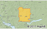 Savanna Style 3D Map of ZIP code 58572