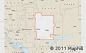 Classic Style Map of ZIP code 58572