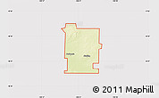 Physical Map of ZIP code 58572, cropped outside