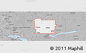 Gray Panoramic Map of ZIP code 58572
