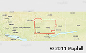 Physical Panoramic Map of ZIP code 58572