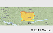 Savanna Style Panoramic Map of ZIP code 58572