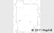 Blank Simple Map of ZIP code 58572, cropped outside