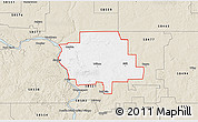 Classic Style 3D Map of ZIP code 58579