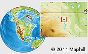 Physical Location Map of ZIP code 58579