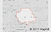 Silver Style Map of ZIP code 58579