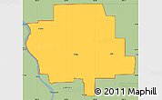 Savanna Style Simple Map of ZIP code 58579