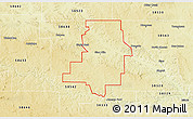 Physical 3D Map of ZIP code 58631
