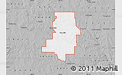 Gray Map of ZIP code 58631