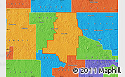 Political Map of ZIP code 58631