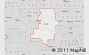 Silver Style Map of ZIP code 58631
