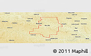 Physical Panoramic Map of ZIP code 58631